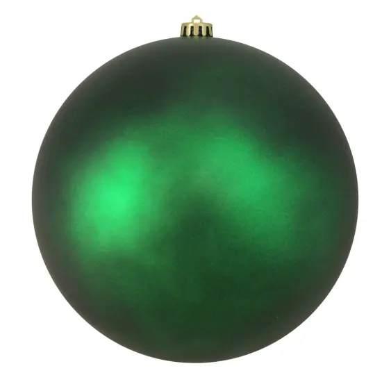 Northlight Matte Shatterproof Commercial Christmas Ball Ornament - 10" (250mm) - Green {1}