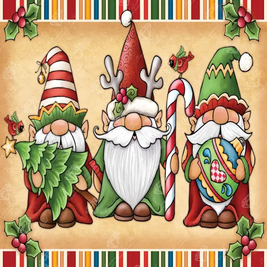 Christmas Gnome Trio {1}