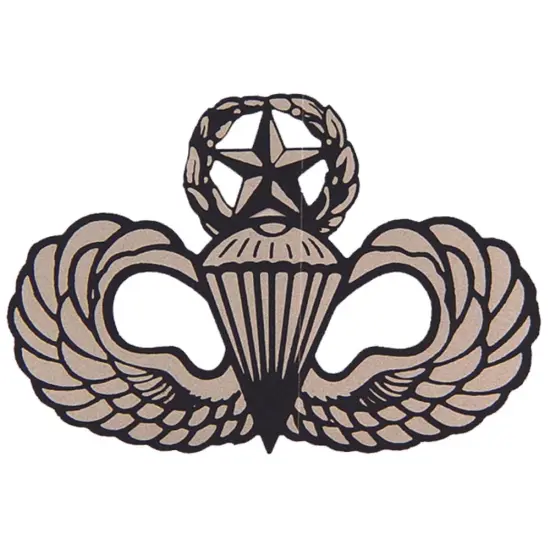 U.S. Army Master Paratrooper Sticker 2-1/8"X4" {1}