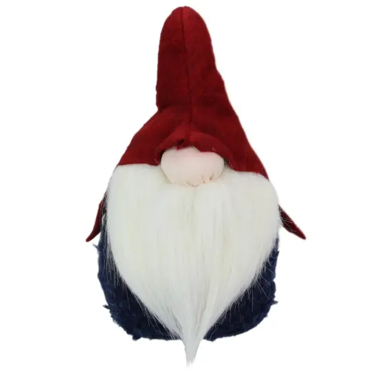 Northlight Portly Gnome with Hat Christmas Figurine - 10" Red {1}