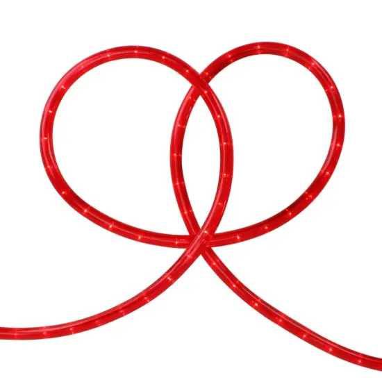 Northlight Flexible Incandescent Outdoor Christmas Rope Light - Clear - 100' Red Wire {4}