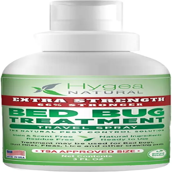 Hygea Bed Bug Extra Strength Treatment Travel Spray 3 oz {1}