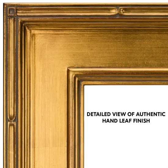 Creative Mark Museum Plein Aire Ornate Picture Frame - 2 Pack,Antique Gold - Hand-Leafed, High-End Antique Style Frames for Canvases - Open Back with No Glass or Backing {4}