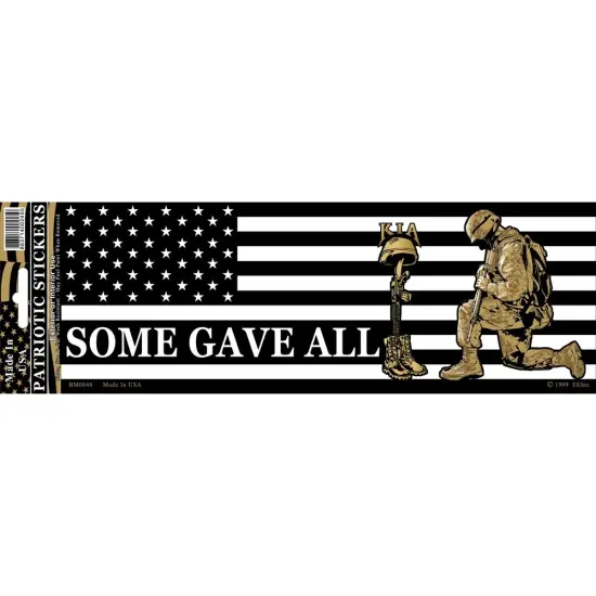 EagleEmblems BM0046 Sticker-Kia,Some Gave All (3.5x10'') {1}