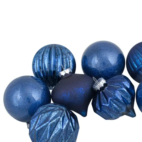 Northlight Onion and Glass Ball Christmas Ornaments - 3.25" - Royal Blue - Set of 12 {3}