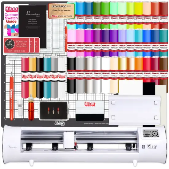 Siser Romeo 24" Deluxe Vinyl & HTV Bundle {1}