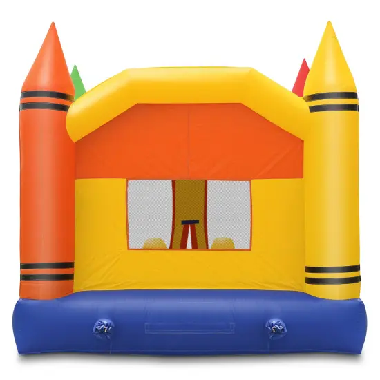 Cloud 9 Commercial Grade Crayon Castle Bounce House with Blower - 100% PVC 17' x 13' Inflatable Bouncer {4}