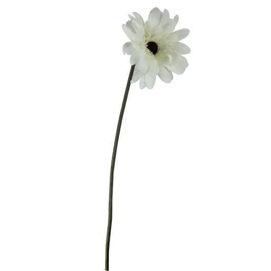 Allstate Gerbera Daisy Artificial Floral Stem Spray - 21.5" - Cream Ivory {1}