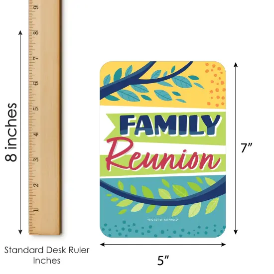 Big Dot of Happiness Colorful Family Reunion - Bingo Cards and Markers - Family Gathering Party Bingo Game - Set of 18 {6}