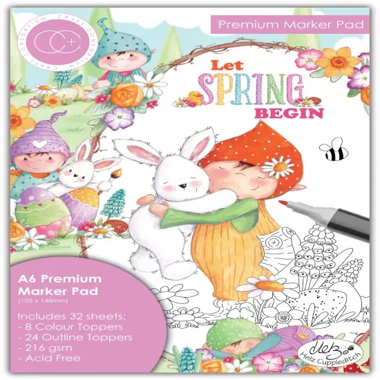 Craft Consortium Premium Marker Pad A6 32/Pkg-Let Spring Begin {1}