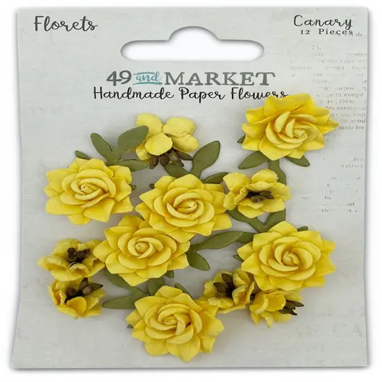 49 And Market Florets Paper Flowers {2}
