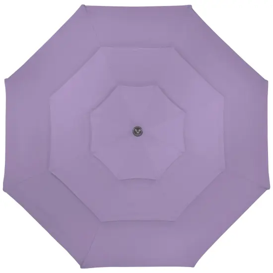 Northlight 9.75ft Outdoor Patio Market Umbrella with Hand Crank and Tilt, Purple {4}