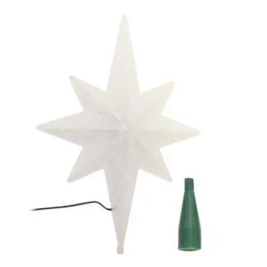 Brite Star 14.5" Winter Frost B/O Multi-Color LED Bethlehem Star Christmas Tree Topper {3}