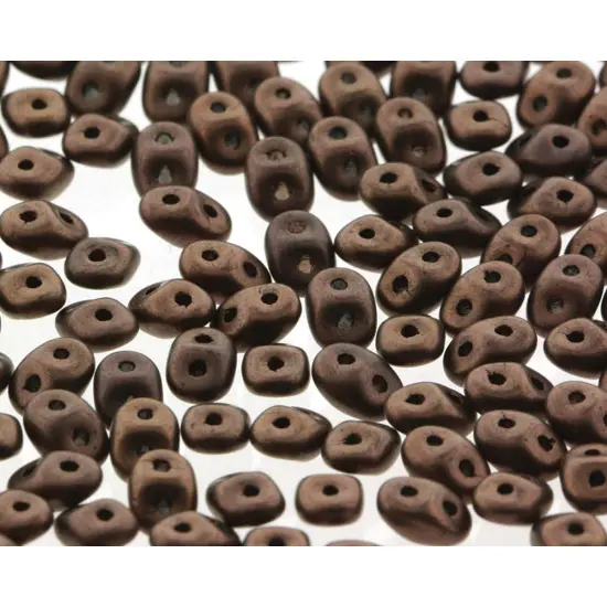 Superduo, Jet Bronze Matte, SD2398-84415, 50 grams {1}