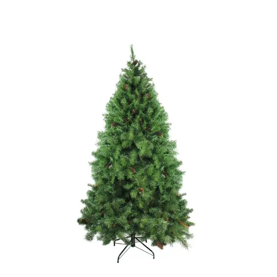 Northlight 6.5' Full Dakota Red Pine with Pine Cones Artificial Christmas Tree - Unlit Green {1}