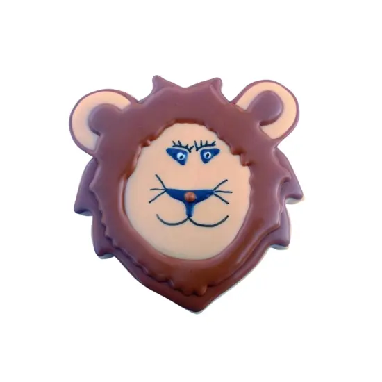 Lion Face Cookie Cutter 4 in B1569, CookieCutter.com, Tin Plated Steel, Handmade in the USA {4}