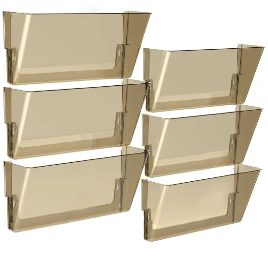 Storex Wall File, Legal, Smoke (case of 6) {1}