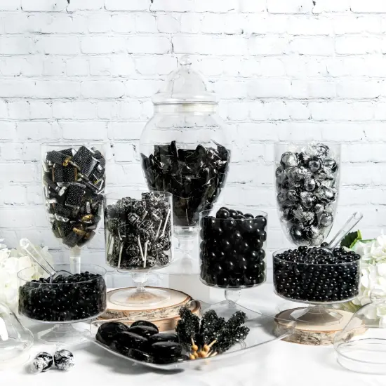 14 lbs+ Premium Black Candy Buffet by Just Candy (Feeds 24-36) {1}