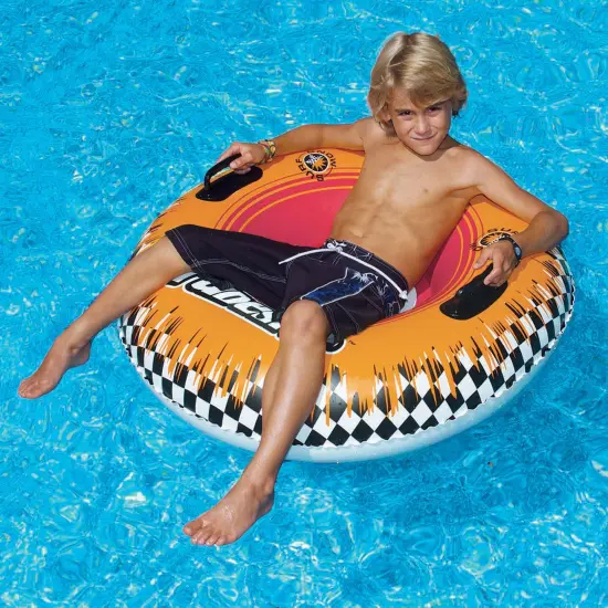 Swim Central Inflatable Tubester Swimming Pool or Snow Tube - 39" Yellow {3}