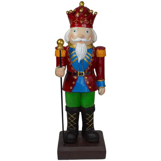 Northlight 22" Red and Blue Nutcracker Soldier Christmas Decoration {1}