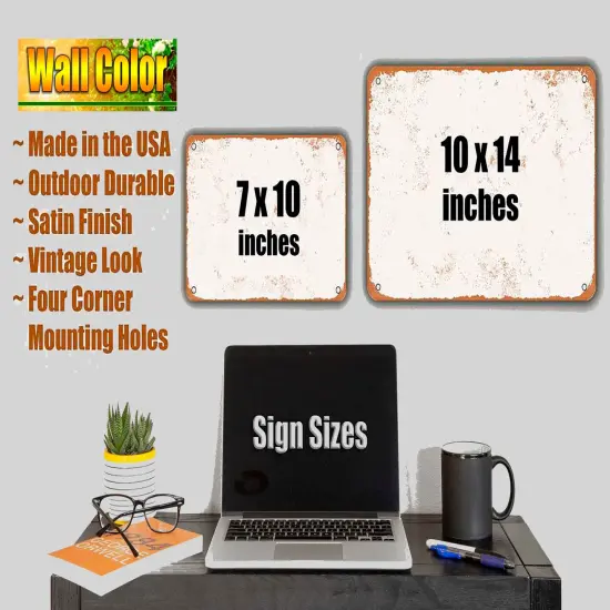 DECORATIVE METAL SIGN - Gather - 4 - Vintage Rusty Look {3}