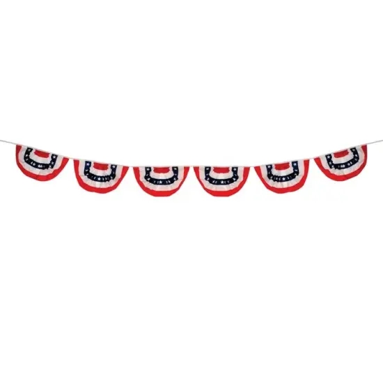 In the Breeze Patriotic Bunting On A String Outdoor Flag {1}