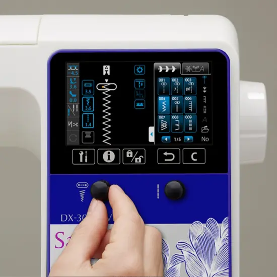 Juki Sayaka DX-3000QVP Quilt Virtuoso Pro Computerized Sewing and Quilting Machine {3}