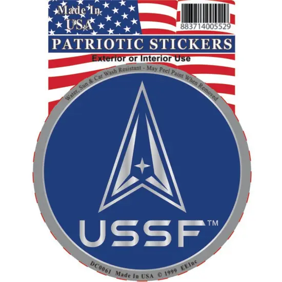 Patriotic United States Space Force Sticker (3"x4-1/4") {1}