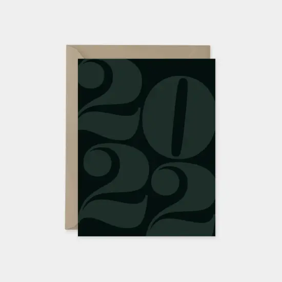 2022 New Years Card, Typography New {2}