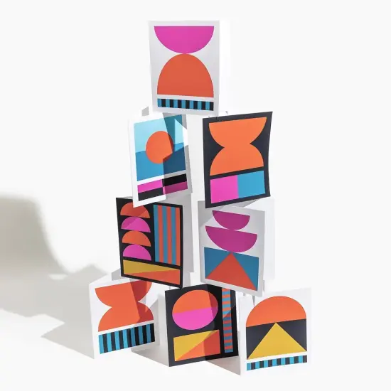 Neo Deco Card,Neo Geo, Blank Thank You {2}