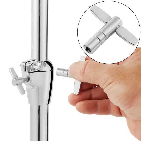 Ashthorpe Roto Tom Drum Set with Stand - 6", 8", 10" Toms with Remo Heads {5}