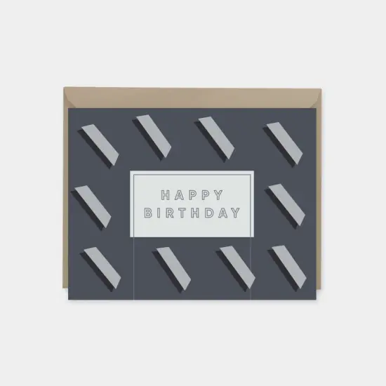 Art Deco Birthday Card {1}