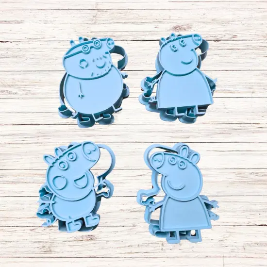 Peppa Pig N Family Cookie Cutters, {2}