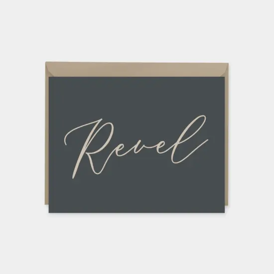 Revel Cards, Invitation Card, Event Card {2}