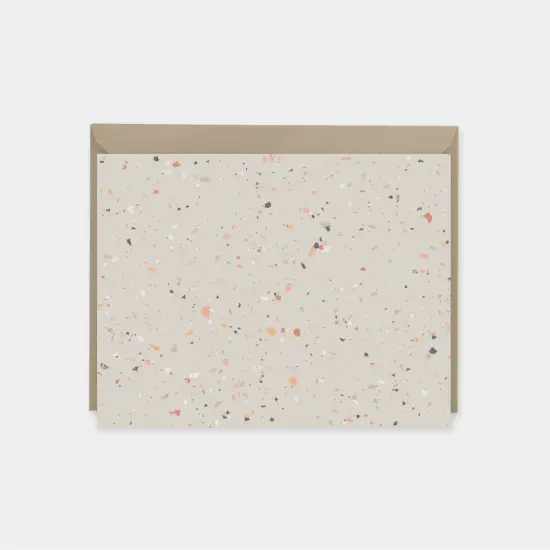 Flecked Card II, Blank Thank You Card, {1}