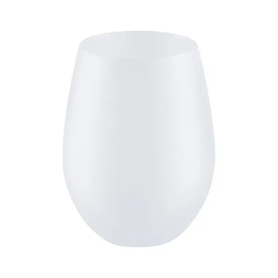 Craft Express 4 Pack 17oz Sublimation Frosted Stemless Wine Glasses {3}
