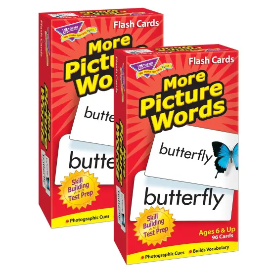 More Picture Words Skill Drill Flash Cards, 2 Sets {1}