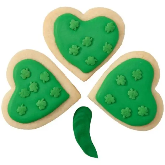 St. Patrick's Day Shamrock Quins Sprinkles Cupcake and Cake {5}