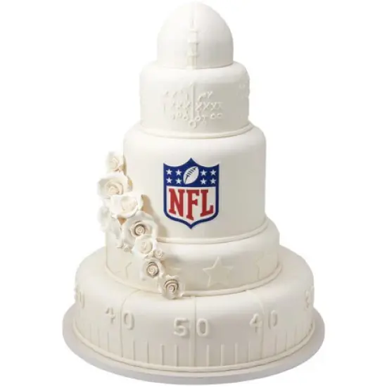 NFL Shield Football Edible Image PhotoCake {2}
