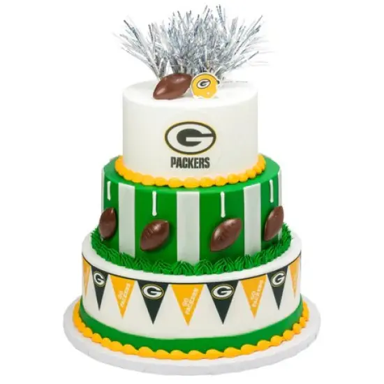 NFL Brown Football with Shield Cupcake Rings set of 12 {3}