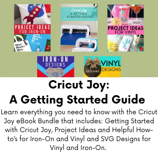 Cricut Joy Xtra and EasyPress Mini with Iron-on Vinyl Sample Pack Bundle {5}