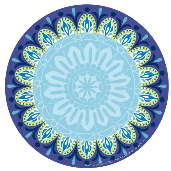 Blue Harmony Assorted Round Paper Cut Outs, 36 Per Pack, 6 Packs {3}