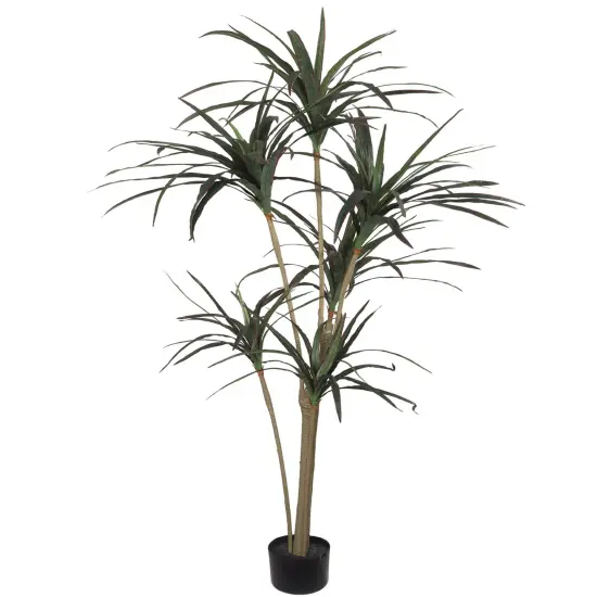 Premium Artificial Dracaena Tree - Lifelike Faux Dracaena Plant with Realistic Leaves, Perfect for Home or Office Decor - Indoor Faux Greenery, Floral Home by Artificial Flowers {1}