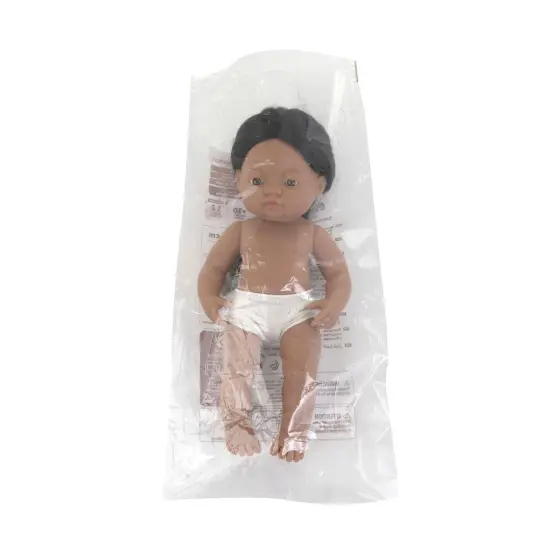 Anatomically Correct 15" Baby Doll, Native American Boy {2}