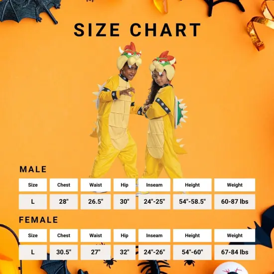 Super Mario Bros. Bowser Hooded Child Jumpsuit Costume {6}