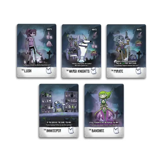 Peasant Buffet Bad Moon Rising Card Game {4}