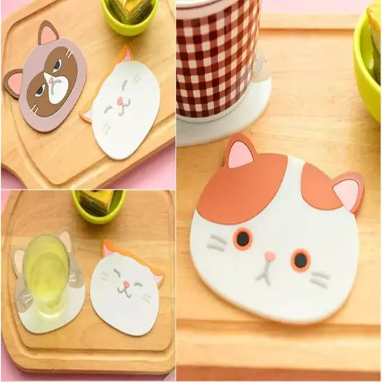 6 Pack Cat Coaster Set {5}