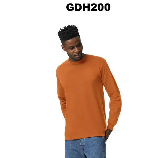 ComfortWash by Hanes&reg; Garment-Dyed Long Sleeve Crewneck T-Shirt Moss {3}