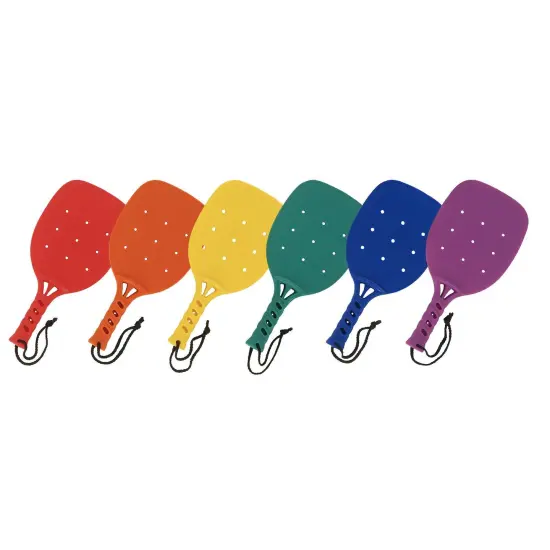 Plastic Paddleball Rackets, Set of 6 {1}