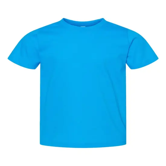 Rabbit Skins&reg; Toddler Crewneck Short Sleeve Fine Jersey Tee Turquoise {1}